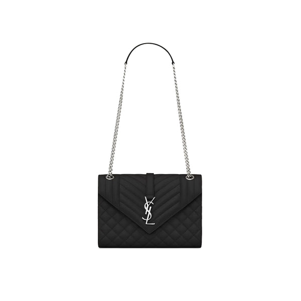 Saint Laurent - Sac Envelope Medium - Femme - Black