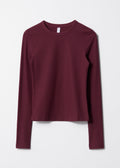 Top Es Georgina Rib Top - Red - Women