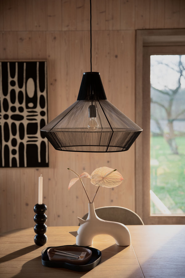 Fairy - Pendant light - Cotton - Stone Gray