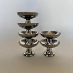 Set di 6 coppette in acciaio inox