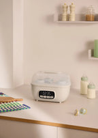 Baby Bottle Care - Multifunction Steriliser with Drying for 8 Bottles - Off-White