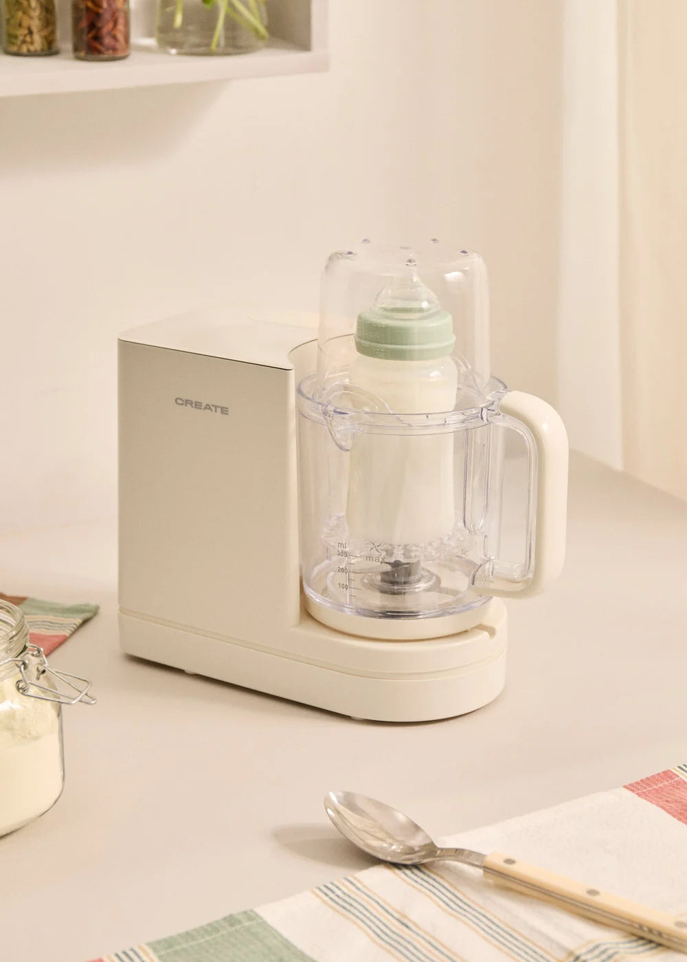 Baby Chefbot - Multifunction Food Processor with Steriliser for Babies - Off-White