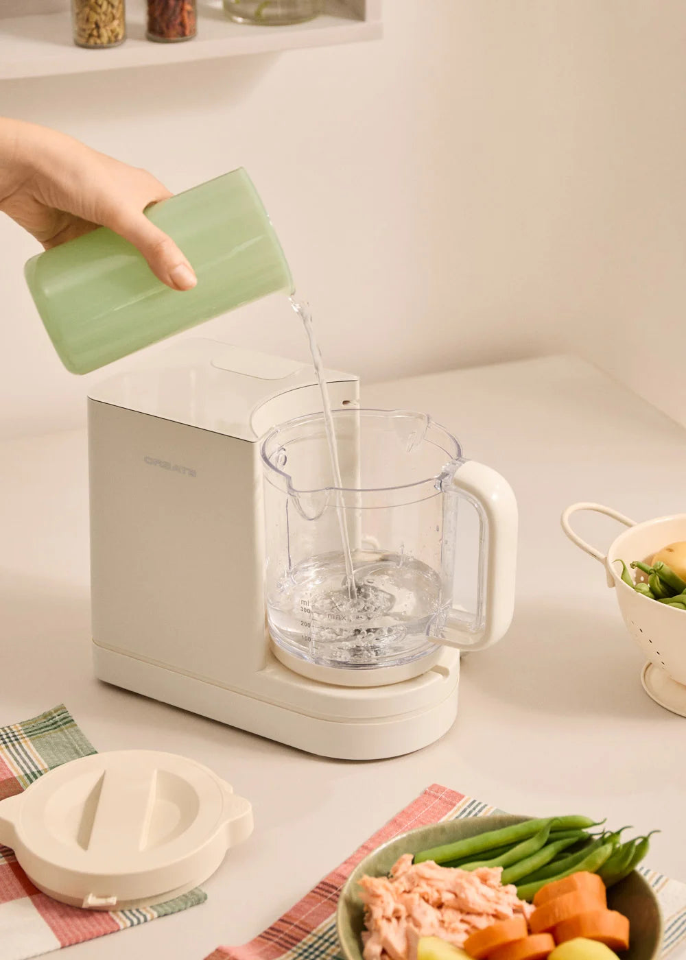 Baby Chefbot - Multifunction Food Processor with Steriliser for Babies - Off-White