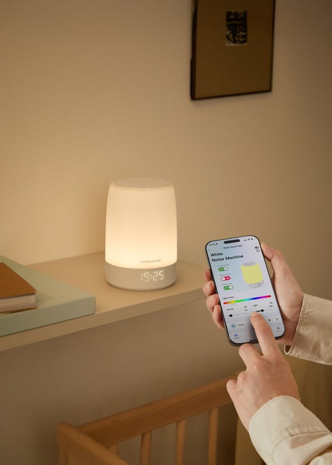 Baby Dream Connect - Baby Sleep Lamp + White Noise with Wi-Fi - Off-white