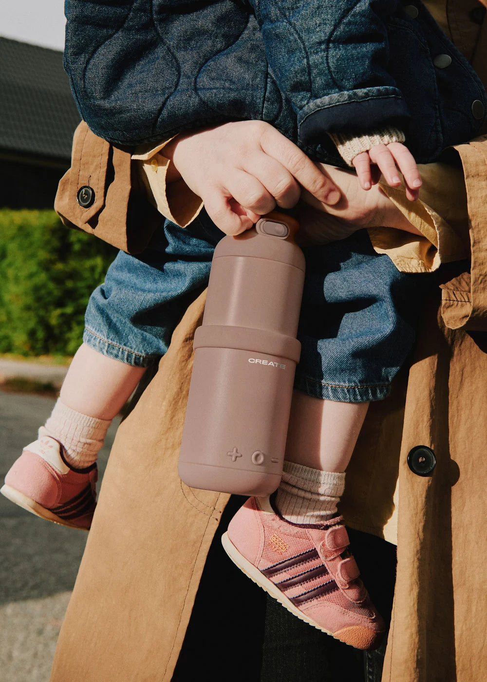 Portable Baby Milk Warmer - Milk + Water Warmer for Bottles - Moka