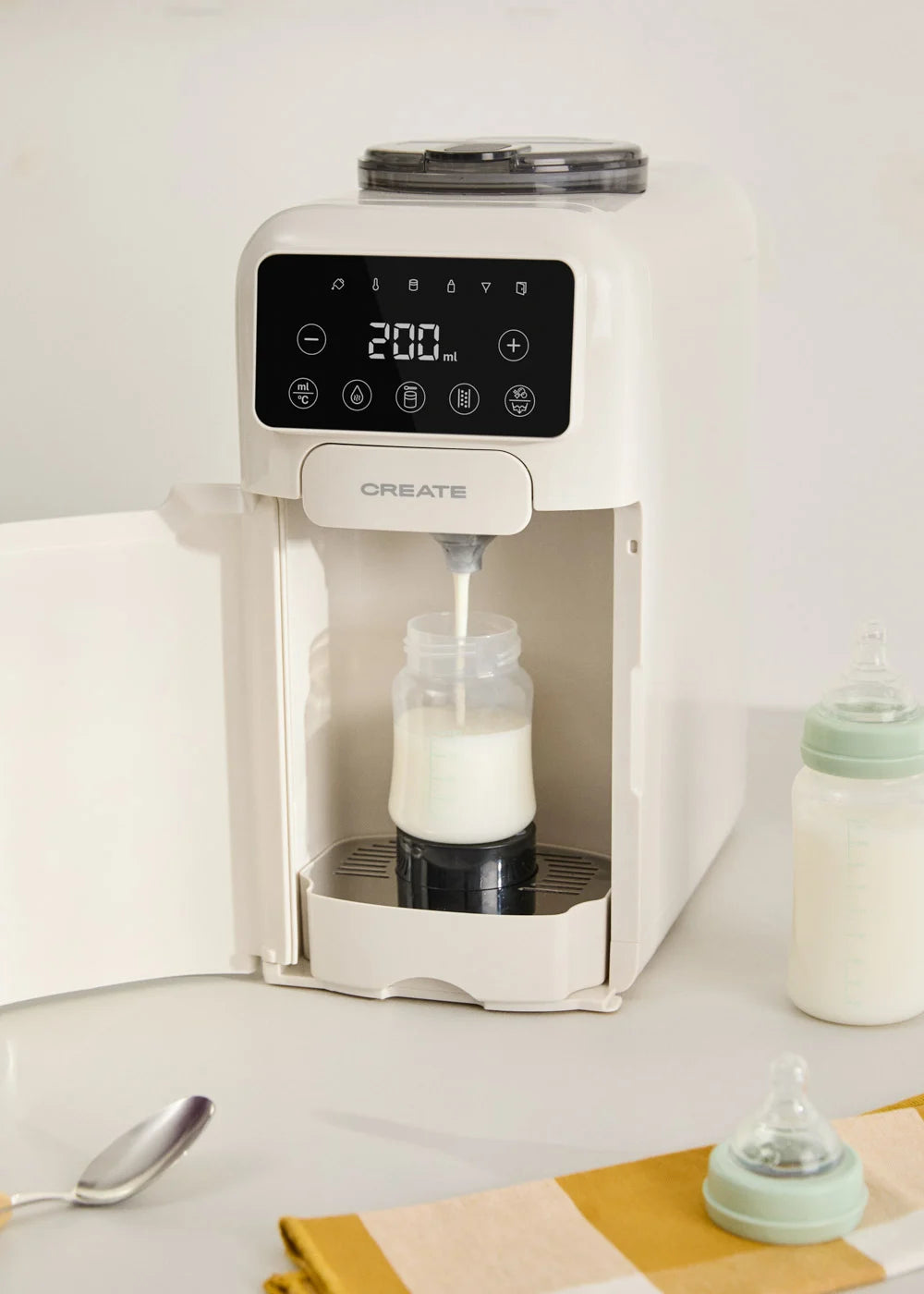 Baby Thera Matic - Automatic Bottle Maker with Formula Dispenser - Off-White