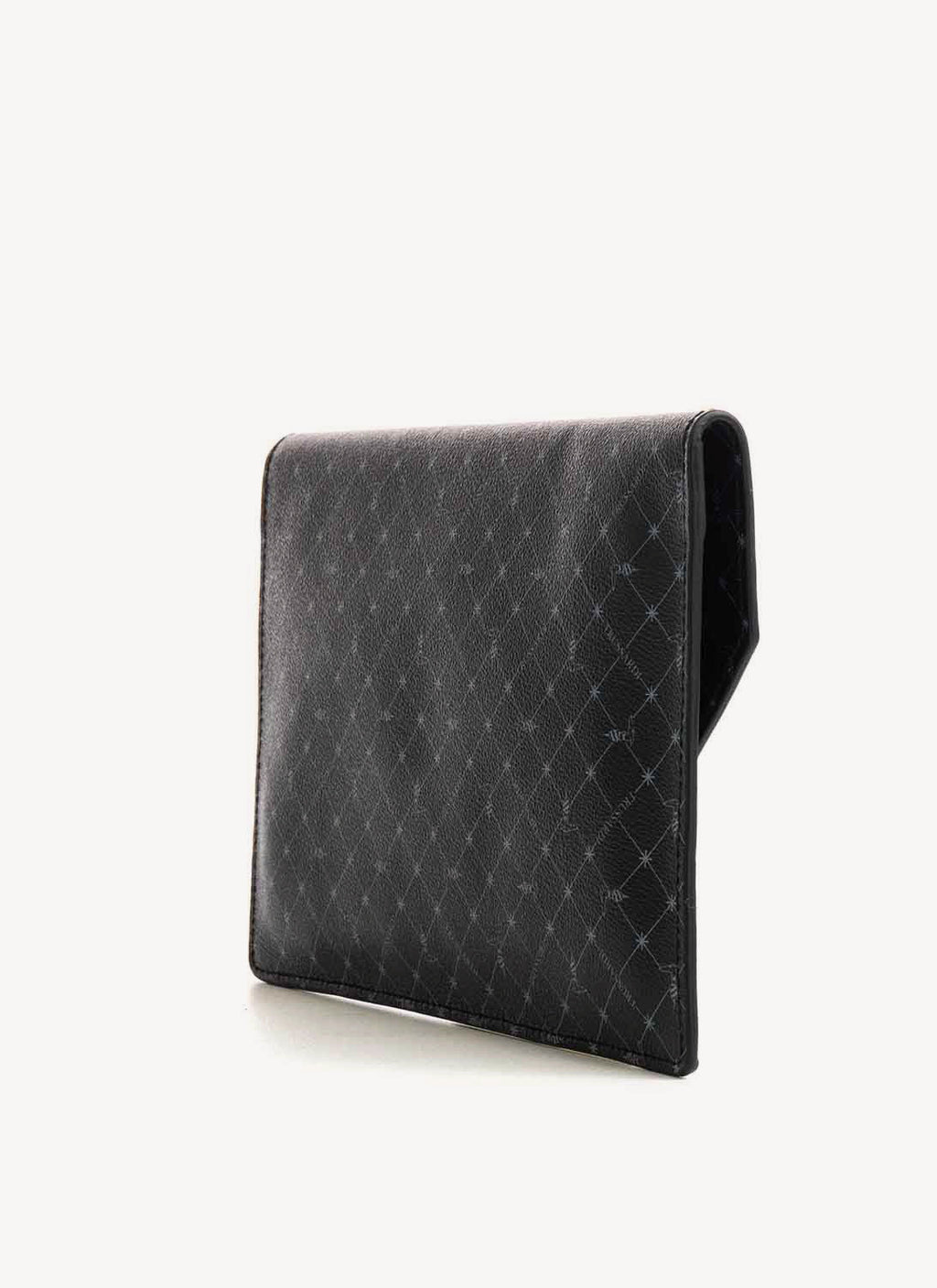Trussardi - Clutch Monograma Negro - Negro - Mujer