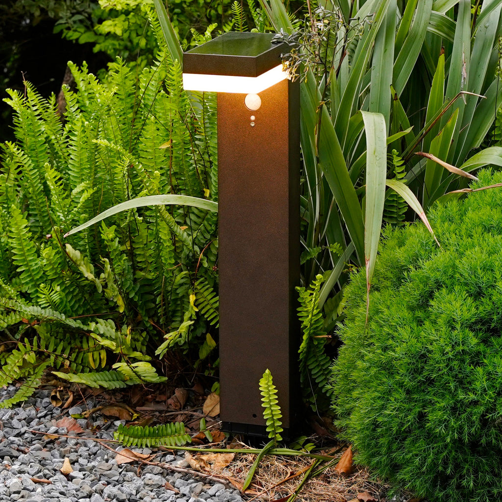 Cenova - Borne & Potelet Solaire - Aluminium - Marron