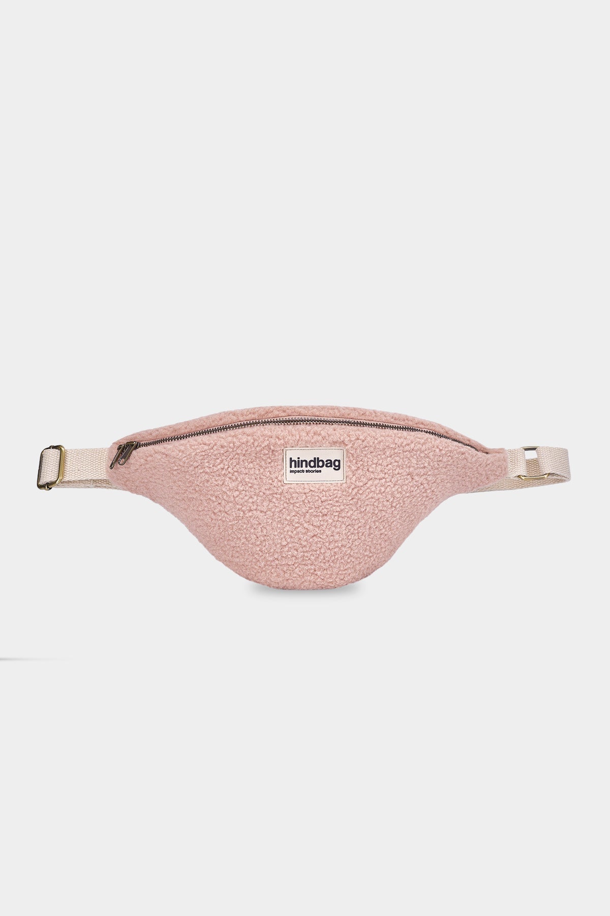 Midjeväska Olivia - Puderrosa Teddy