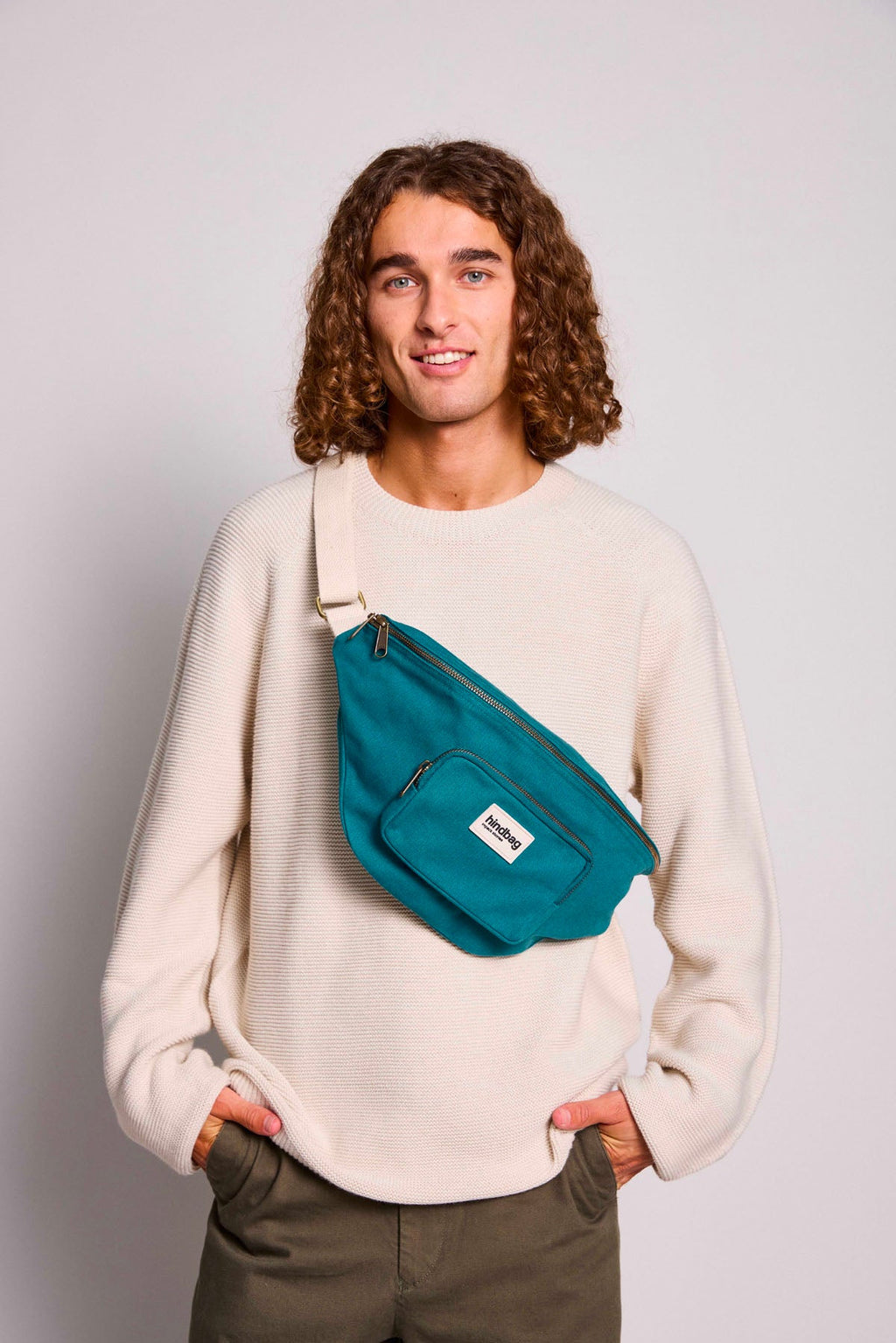 XL Sofia Bum Bag - Peacock Blue