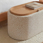 Zoé - Banco Arcón - Estampado de Leopardo - Beige