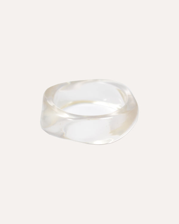 Bangle Trasparente Asimmetrico