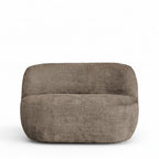 Mo - Banquette 2 Places - Tissu Bouclette - Taupe