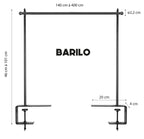 Barilo - Support Lampe - Acier - Noir