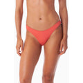 Rhythm - Seaside High Waisted Bikini Bottom - Ruby - Women