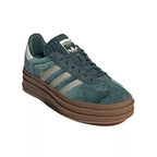 Adidas Originals Gazelle Bold W Trainers - Green/Ecru