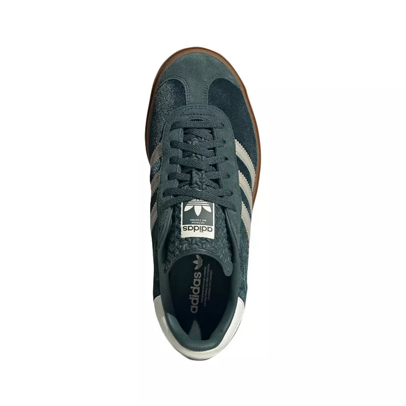 Adidas Originals Gazelle Bold W Trainers - Green/Ecru