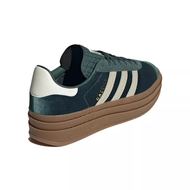 Adidas Originals Gazelle Bold W Trainers - Green/Ecru
