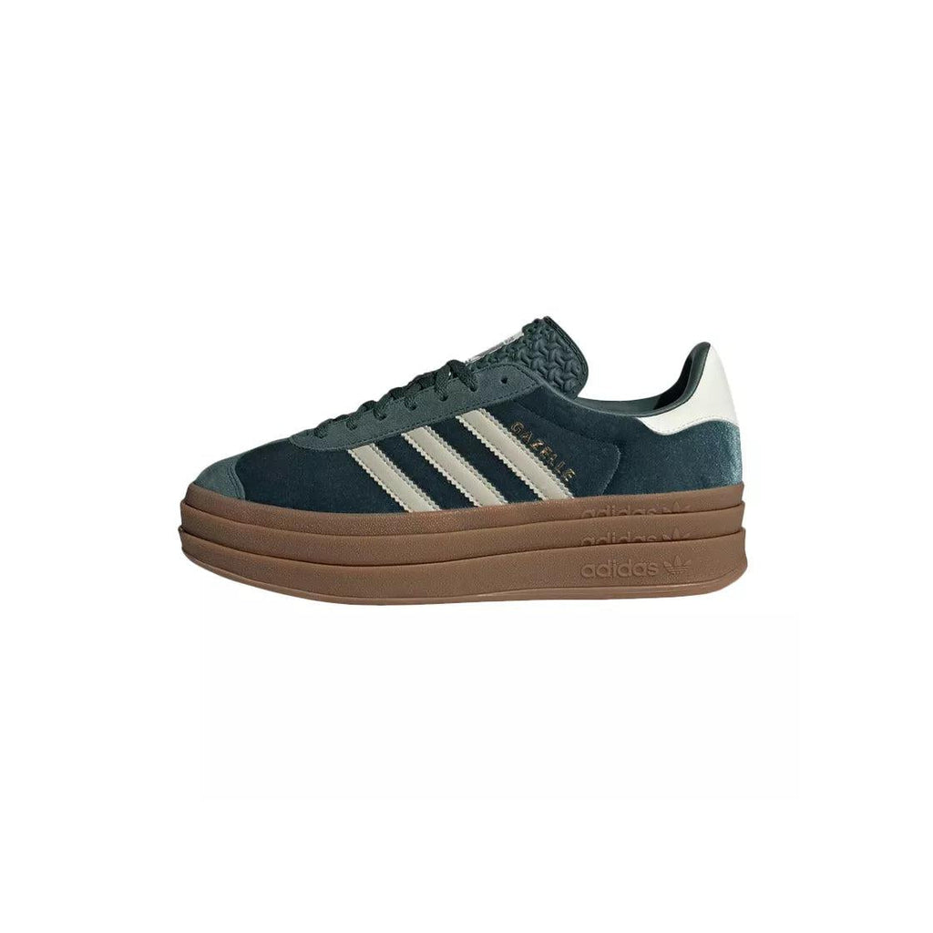 Adidas Originals Gazelle Bold W Trainers - Green/Ecru