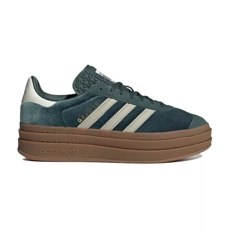 Adidas Originals Gazelle Bold W Trainers - Green/Ecru