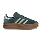 Adidas Originals Gazelle Bold W Trainers - Green/Ecru