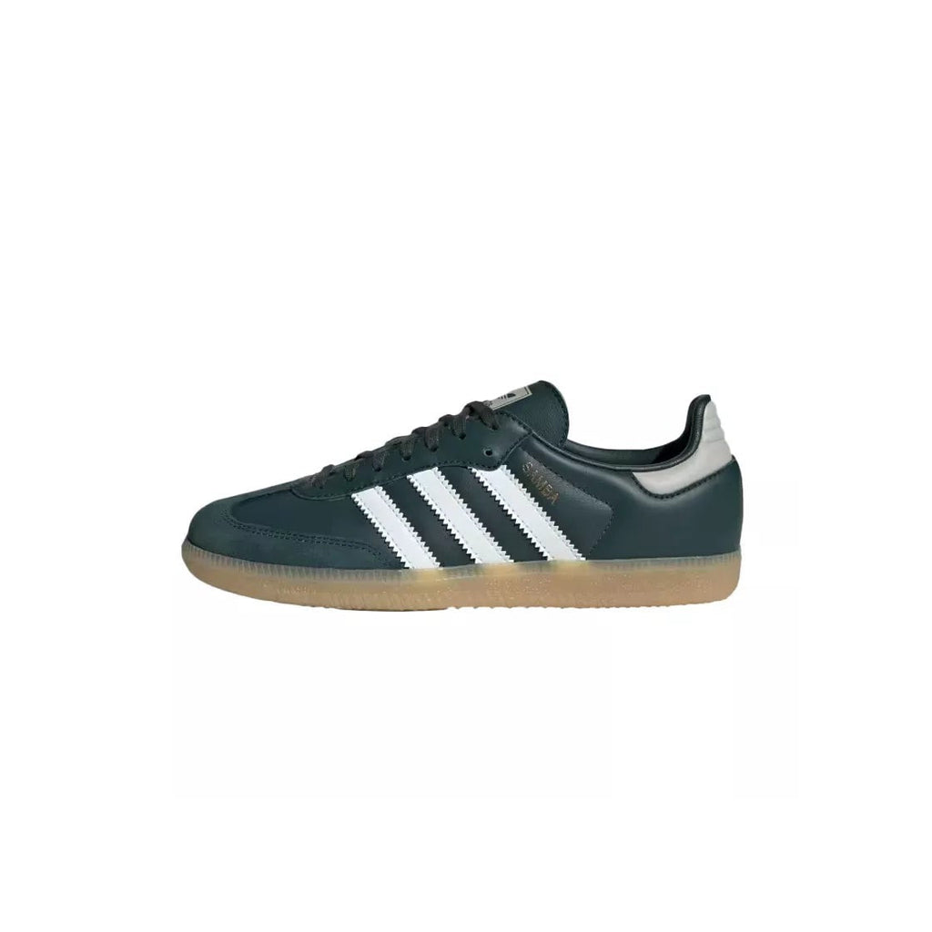 Adidas - Originals Samba OG Junior Trainers - Dark Green, White, Grey