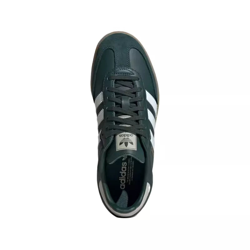 Adidas - Originals Samba OG Junior Trainers - Dark Green, White, Grey