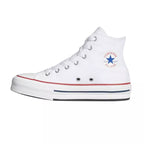 Baskets Converse Canvas All Star Lift Hi Jr - Blanc/Bleu