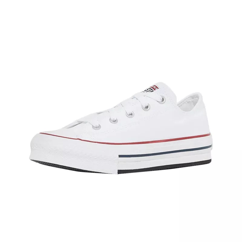 Baskets Converse Canvas All Star Lift Hi Jr - Blanc Bleu
