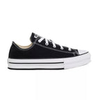 Canvas All Star Lift Hi Jr Sneakers - Black/White