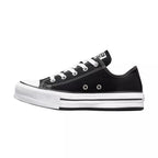 Canvas All Star Lift Hi Jr Sneakers - Black/White