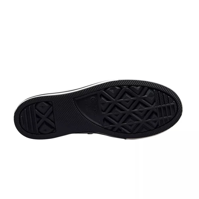 Canvas All Star Lift Hi Jr Sneakers - Black/White
