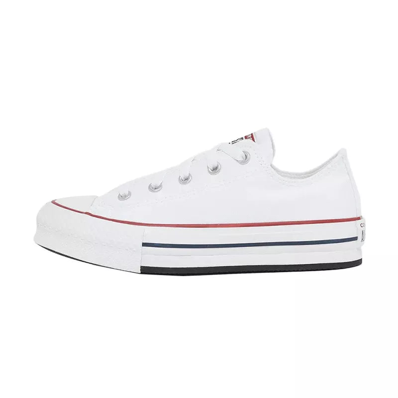 Baskets Converse Canvas All Star Lift Hi Jr - Blanc Bleu
