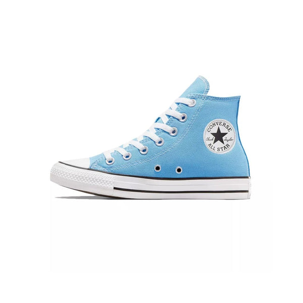 Canvas Hi Sneakers - Sky Blue
