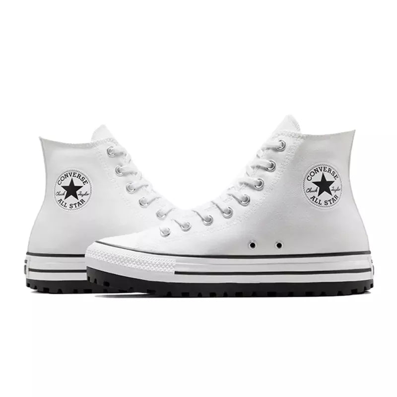 Baskets City Trek Canvas Hi - Blanc