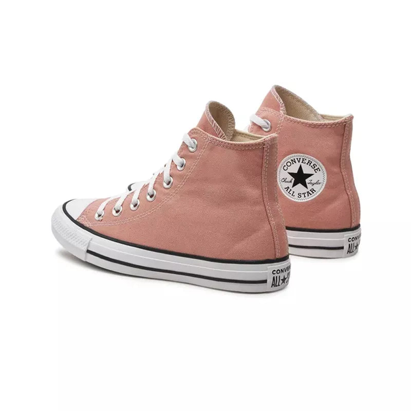 Baskets Canvas Hi - Rose/Marron
