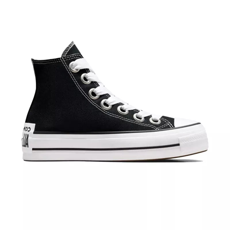 Converse Hi All Star Lift Trainers - Black/White