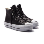 Baskets Plateforme Cuir Hi - Noir