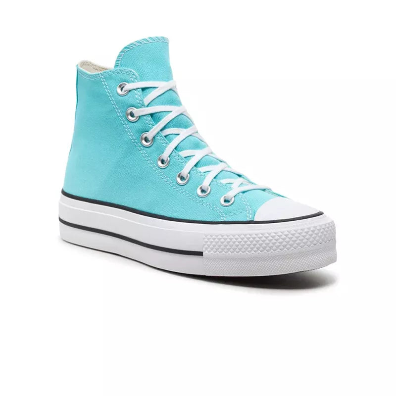 Baskets Platforme Canvas Hi - Bleu