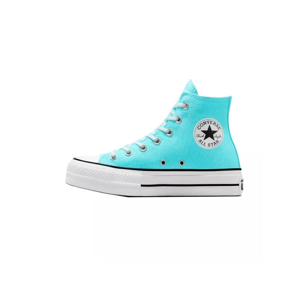 Baskets Platforme Canvas Hi - Bleu