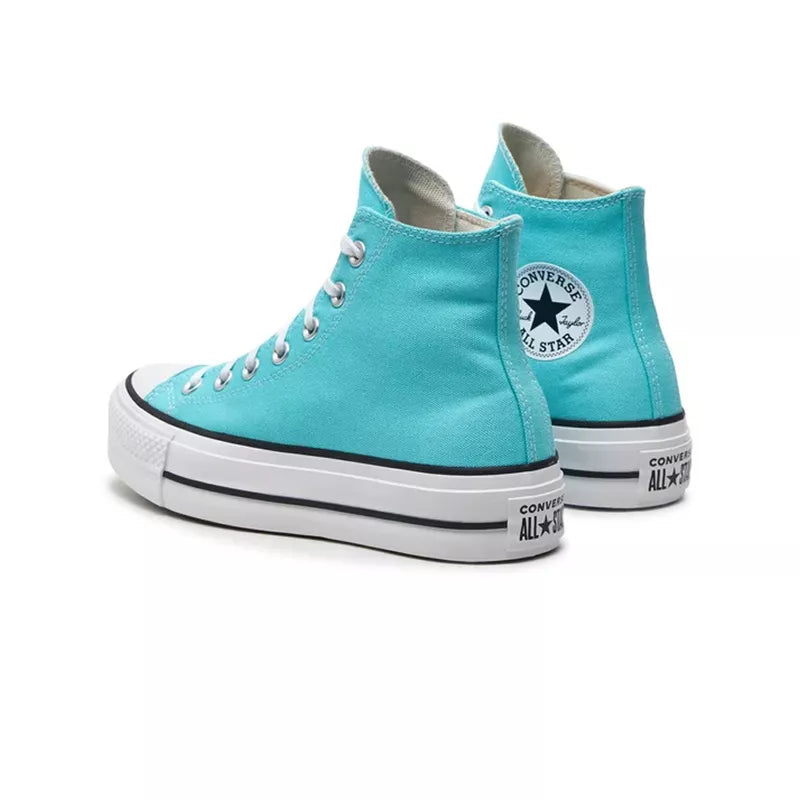 Baskets Platforme Canvas Hi - Bleu