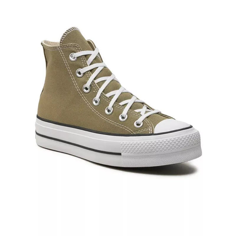 Baskets Platforme Canvas Hi - Marron
