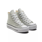Baskets Platforme Canvas Hi - Gris Et Blanc