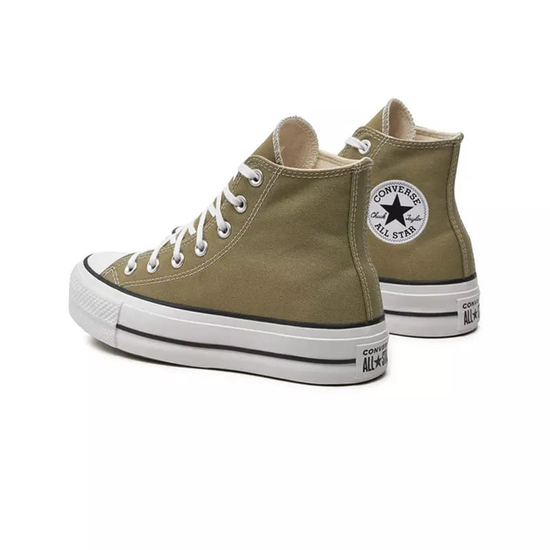 Baskets Platforme Canvas Hi - Marron