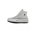 Baskets Platforme Canvas Hi - Gris Et Blanc