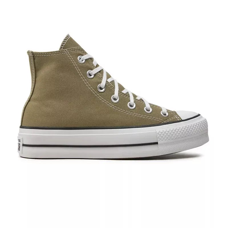 Baskets Platforme Canvas Hi - Marron
