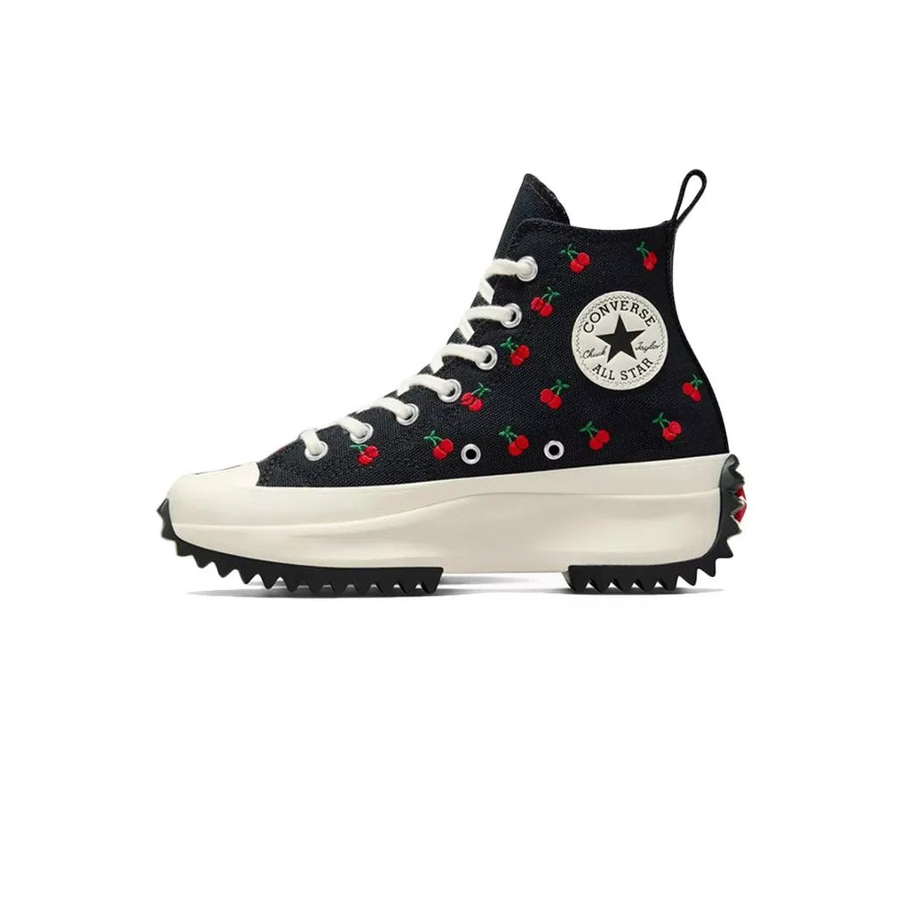 Baskets Run Star Hike Hi - Noir Et Rouge