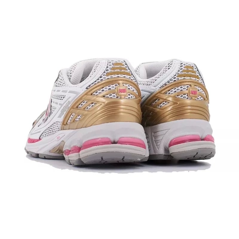 Zapatillas U1906 - Blanco, Plata, Dorado