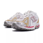 Zapatillas U1906 - Blanco, Plata, Dorado
