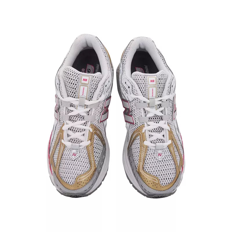 Zapatillas U1906 - Blanco, Plata, Dorado